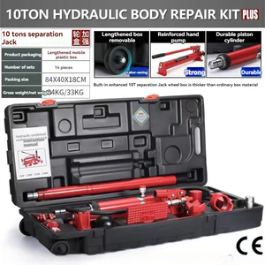 Kit de 4 outils de redressage de tôles de 10 tonnes pour la réparation de carrosseries automobiles et la séparation de châssis - Product Image 6