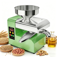 Presse à huile domestique portable de petite taille, 8-10 kg/h, avec une longue durée de vie, pour le soja et le colza
