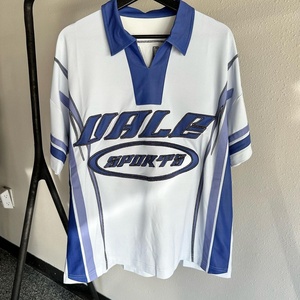 2024 Custom Manufacturer Wholesale Gym Polyester Mesh T-Shirts Sports Jersey Pullover Polo <b>Tshirts</b> Football T Shirt for Men - Product Image 3