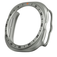 Casing Jam Tangan Hard PC Bumper Frame untuk Samsung Galaxy Watch Ultra2, Casing Pelindung untuk Galaxy Watch Ultra 2 dengan Skala