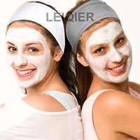 Bandeau de Spa Personnalisé avec Logo, Serviette de Maquillage et de Soins du Visage, Bandeau Réglable en Tissu Doux pour le Lavage du Visage et la Douche