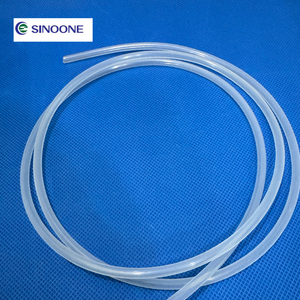 Sinoone Tube en silicone de qualité alimentaire 6-8mm Manchon en silicone résistant aux hautes températures Paille en silicone transparente et inodore médicale - Product Image 4
