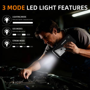 Démarreur <span class=keywords><strong>de</strong></span> <span class=keywords><strong>voiture</strong></span> portable OEM/ODM avec démarreur <span class=keywords><strong>de</strong></span> saut pour <span class=keywords><strong>voiture</strong></span>, camion, moto 600A 6400mAh <span class=keywords><strong>Batterie</strong></span> <span class=keywords><strong>de</strong></span> suralimentation ABS anti-feu avec Power Bank - Product Image 6