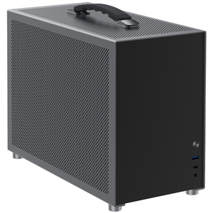 Boîtier d'ordinateur ZZEW/ZZAW D3 <span class=keywords><strong>Mini</strong></span> <span class=keywords><strong>ITX</strong></span> en aluminium pour alimentation MATX/<span class=keywords><strong>ATX</strong></span>/SFX et cadre de refroidissement par eau 280 avec poignée - Product Image 2
