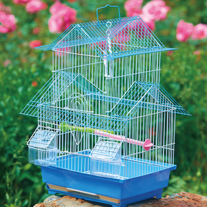 Piège à oiseaux en fil de fer métallique personnalisable, cage avec poignée et plateau amovible, design de cage à oiseaux, 50 unités - Product Image 2