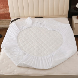 Protector de Colchón Impermeable y Cómodo en Oferta, Cubrecama Ajustable Suave, Cubrecolchón Impermeable de Poliéster - Product Image 5