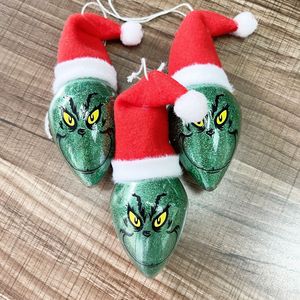 Bestseller Pallina di Natale Preferita dai Bambini, Ciondolo in Plastica con Motivo <span class=keywords><strong>Grinch</strong></span> per Decorazioni Natalizie - Product Image 6
