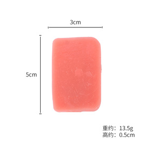 แฮมจำลอง PVC แบบสไลซ์, ของเล่นจำลองอาหารลันช์เมท, ขนาด 1:1, วัตถุดิบสำหรับร้านหม้อไฟ และอุปกรณ์จัดแสดงอาหาร - Product Image 4