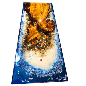 Muebles <span class=keywords><strong>de</strong></span> Comedor <span class=keywords><strong>de</strong></span> Lujo <span class=keywords><strong>de</strong></span> Alta Calidad, Hechos a Medida, Estilo Moderno, Mesa <span class=keywords><strong>de</strong></span> <span class=keywords><strong>Madera</strong></span> Sólida con Resina Epoxi, <span class=keywords><strong>Precio</strong></span> Directo <span class=keywords><strong>de</strong></span> Fábrica - Product Image 2