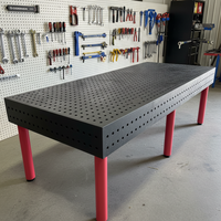 Table de soudage flexible 3D avec pinces et dispositifs de fixation D28, table de soudage flexible en acier 3D haute précision
