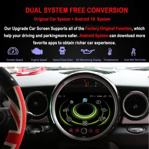 MINI Cooper R54 R55 R56 R57 R58 R59 R60 Android 10 ekran GPS Stereo navigasyon araba radyo güçlendirme CarPlay BT5.0