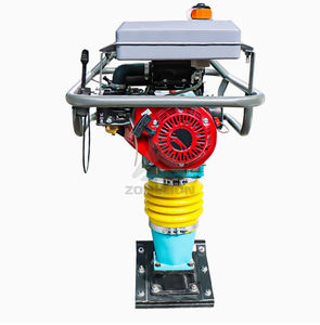 Petite machine de compactage manuelle diesel-essence Machine de compactage de bourrage par vibration de fondation d'ingénierie Machine de compactage de bourrage d'impact de route - Product Image 2