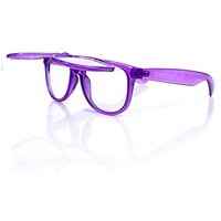 Lunettes de diffraction de fête en plastique Lunettes laser à double feu d'artifice pour regarder la lumière des feux d'artifice