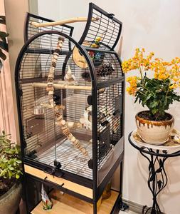 En İyi Fiyat Üretici Toptan Satış 	 Çok Katlı Papağan Kafesi 	 Lüks Metal Dekoratif Kuş Kafesi 	 Evcil Hayvan Saklama Kafesi - Product Image 6
