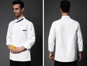 Moda mujer Sexy Chef uniforme abrigo fabricante restaurante y bar uniformes para empleados Chef camisa Chaqueta De Chef - Product Image 6