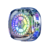 Refroidisseur de téléphone de jeu GreatRoc RGB en alliage d'aluminium et plastique ABS, avec éclairage RGB, réfrigération Ice TEC, affichage de la température LCD et fixation magnétique