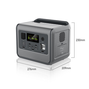 แผงโซลาร์เซลล์พกพา 800W 512Wh ลิเธียมไอออน พลังงานเคลื่อนที่ ความจุขนาดใหญ่ สำหรับใช้งานกลางแจ้ง ระบบจ่ายไฟแบบ Pure Sine Wave พร้อมการชาร์จแบบไร้สาย - Product Image 4