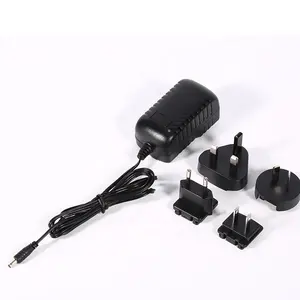 Shenzhen High Quality 12v 2a 24v 1a ac interchangeable plug power supply adapter 12v dc