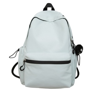Unisex Nylon <b>Backpack</b> 18 In Solid Color <b>Large</b> <b>Capacity</b> School Education Student <b>Backpack</b> - Product Image 5
