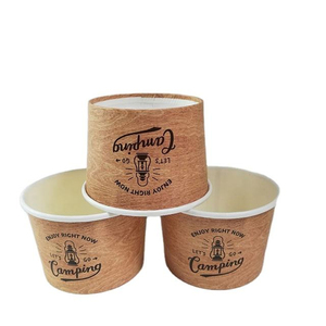 Vasos Desechables para Helado con Tapa y Cuchara, Personalizados con Logotipo, Ecológicos, Impermeables, Impresos a Medida, con Envase - Product Image 5