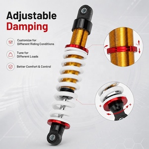 Amortisseur de <span class=keywords><strong>moto</strong></span> 380 mm avec distance entre centres de trous, amortisseur à amortissement réglable pour <span class=keywords><strong>moto</strong></span> tout-terrain et VTT de 90 cc à 250 cc, neuf - Product Image 3
