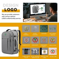 Sac à dos pour ordinateur portable multi-poches, directement de l'usine, résistant à l'eau, durable, pour les voyages d'affaires et l'usage quotidien, OEM/ODM