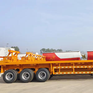 Nouvelle usine personnalisée <span class=keywords><strong>2</strong></span> 3 4 <span class=keywords><strong>essieux</strong></span> 12m 13m 14m 40t-100t conteneur Transport à plat pont semi-<span class=keywords><strong>remorque</strong></span> à <span class=keywords><strong>vendre</strong></span> - Product Image 4
