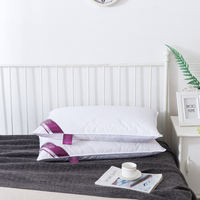 Oreiller en Plumes d'Oie Super Moelleuses OEM 2025 pour Hôtels, Insert de Coussin pour Sommeil Profond, 100% Coton, Taille Personnalisable, Prix FOB USD 2,5
