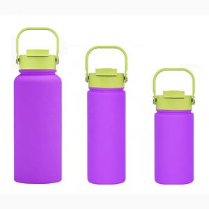 Hot Selling 12oz 14oz 18oz Children School Sports Insulated Stainless <b>Steel</b> Kids Water <b>Bottle</b> With Straw Handle - Product Image 5