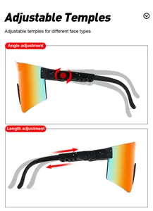 빅 프레임 사이클링 야외 방풍 스포츠 안경 사용자 정의 남여 공용 비치 선글라스 구매