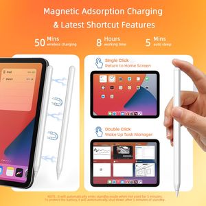 <span class=keywords><strong>Apple</strong></span> <span class=keywords><strong>Pencil</strong></span> 2 <span class=keywords><strong>2nd</strong></span> Gen stylet actif avec inclinaison de rejet de paume chargement sans fil Bluetooth affichage de la batterie en temps réel - Product Image 2