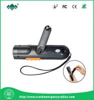 Mini chargeur solaire d'urgence, 20 lumens, torche, avec radio et sirène