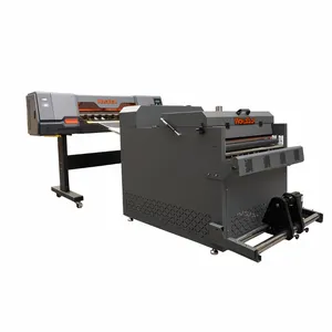 WorldColor dtf impressora i3200 t-shirt máquina de impressão 2 cabeça impressora com shaker máquina 60cm dtf impressora