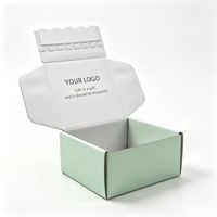 Boîte d'emballage en carton ondulé écologique sur mesure pour vêtements, chapeaux, t-shirts, cadeaux, emballage en papier
