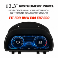 Untuk 1Series 120i E81 E82 E87 E88 2005-2012 Panel Instrumen Digital Multi UI Theme Carplay Android Perlengkapan Retrofit Kendaraan
