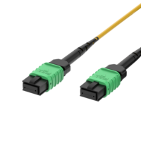 Kabel Fanout OS2 Single Mode MPO ke SC APC LC UPC 9/125um 8 12 24 48 Core Low Loss Breakout Patch Cord untuk GPON EPON FTTX