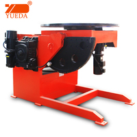 Pièces de mandrin de positionneur de soudage Yueda, commande manuelle à distance, machines industrielles 220V/380V/440V, garantie 1 an