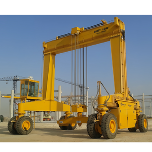 새로운 100 톤 모바일 갠트리 크레인 10m 리프팅 높이 야외 건설 코어 기어 베어링 구성 요소 고무 피곤한 상태 새로운 - Product Image 6