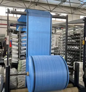 Zhiye pabrik kemasan langsung menjual gulungan kain tenun PP Polipropilena bahan untuk tas besar FIBC/tas tenun PP