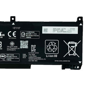 <span class=keywords><strong>Batterie</strong></span> d'ordinateur portable d'origine RH03XL M02027-005 HSTNN-IB9P pour <span class=keywords><strong>HP</strong></span> ProBook 440 <span class=keywords><strong>630</strong></span> <span class=keywords><strong>Batterie</strong></span> 11.4V 45WH 3790mAh 11.58V 51.3WH 4249mAh - Product Image 3