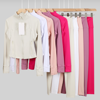 Ensemble de veste de sport pour femme, coupe ajustée, respirant, coupe-vent, séchage rapide, grande taille, collection Hiver 2026, idéal pour la course, la gym et le yoga