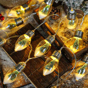 Guirnalda de Luces LED para Árbol de Navidad, Luz Cálida, 10 Luces, Decoración Navideña para Interiores y Exteriores - Product Image 3