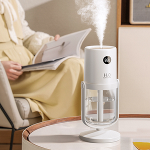 เครื่องฟอกอากาศแบบตั้งโต๊ะ<span class=keywords><strong>พ</strong></span>กพาและเครื่องเ<span class=keywords><strong>พ</strong></span>ิ่<span class=keywords><strong>ม</strong></span>ความชื้นในอากาศ <span class=keywords><strong>2</strong></span> in 1 <span class=keywords><strong>พ</strong></span>ร้อมแ<span class=keywords><strong>ส</strong></span>ง UV ฉีดพ่นละอองน้ำเย็น<span class=keywords><strong>ส</strong></span>ำหรับบ้าน แบตเตอรี่แบบชาร์จได้ 1200mAh - Product Image 5