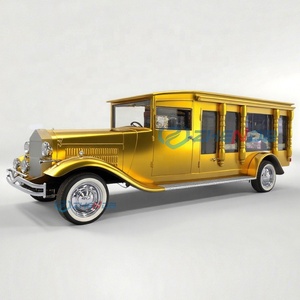 Color Can Be Customized 4 Wheels Funeral Vintage Car Supplier Electric High Quality Funeral Classic Car for Sale - Product Image 1