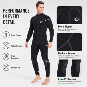 Professional Super Stretch Neoprene <strong>Wetsuit</strong> <strong>Adult</strong> 1.5mm Back Zip Full Body One Piece Swimming Surfing Spearfishing Dive <strong>WetSuits</strong> - Product Image 4