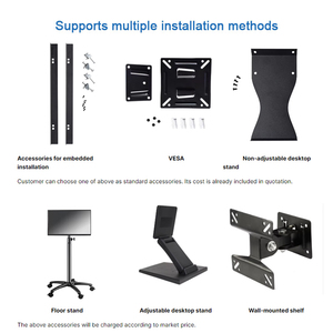 Tùy chỉnh đầy đủ nhúng cảm ứng Bảng điều chỉnh công nghiệp PC Màn hình công nghiệp 15 17 19 <span class=keywords><strong>12.1</strong></span> 15.6 18.5 21.5 inch cảm ứng công nghiệp hiển thị - Product Image 6