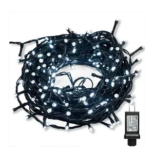 Nuovo design solar string lights series 4.5m 30 leds illuminato decorazioni natalizie luce di recinzione per decorazioni natalizie