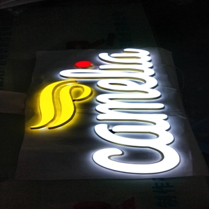 Acrilico logo ha condotto i segni elettrico fancy azienda nomi posteriore <span class=keywords><strong>di</strong></span> illuminazione up - Product Image 1