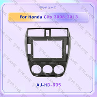 Cadre de tableau de bord pour autoradio 10 pouces, compatible Honda City 2006-2013, accessoires d'installation audio pour lecteur DVD de voiture