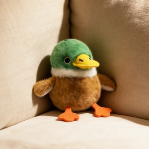 Porte-clés oiseau en peluche chantant et battant des ailes, petit jouet sonore rechargeable, cadeau de mariage - Product Image 3